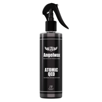 Atomic QED from Angelwax is a state-of-the-art graphene quick detailing spray