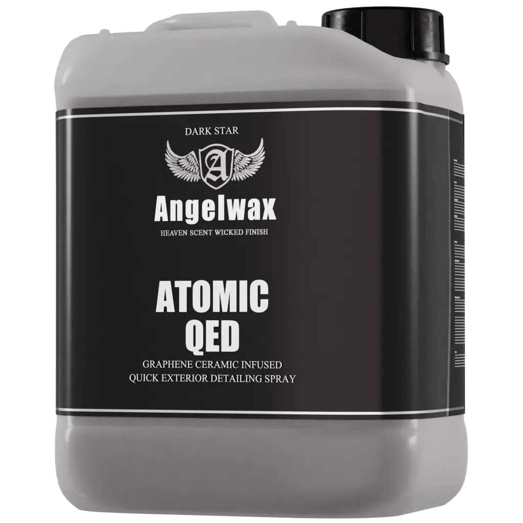 Atomic QED from Angelwax is a state-of-the-art graphene quick detailing spray